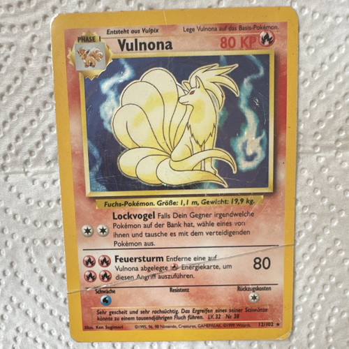 Pokémon tcg vulnona 102 - vulnona, 12/102