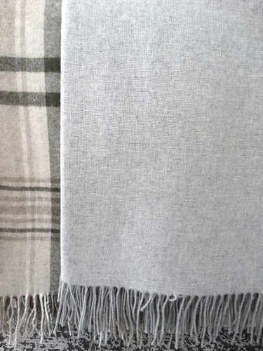 Luxuriöse wolldecke merino - luxuriöse, merino+