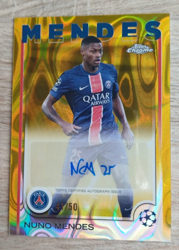 2024 topps chrome uefa - uefa, nuno