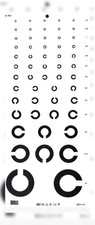 Landolts optometrische tafel - optometrische,