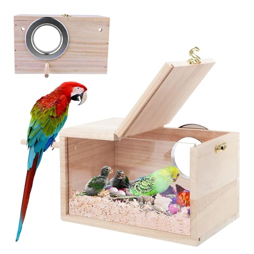 Transparentes vogelzuchtbox - transparentes,