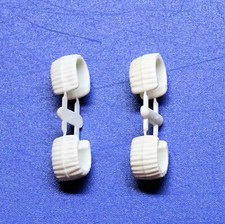 4 x ARM MANSCHETTE PELZ WEISS