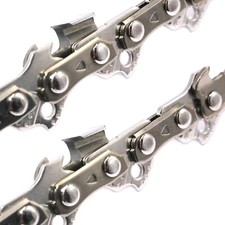 2x Sägekette Vollmeißel 35cm 1,1mm 3/8" 52 für Einhell GE-LC 36/35 Li Motorsäge