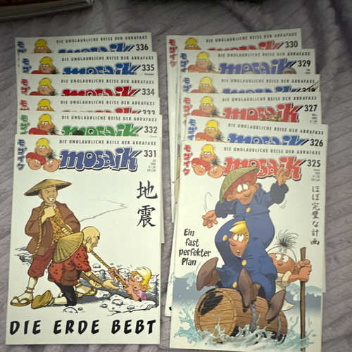 Mosaik abrafaxe comic lot - abrafaxe,