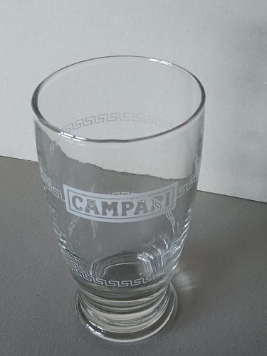Vintage campari glas mäander - vintage,