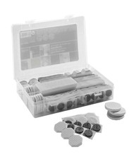 Filzgleiter-Set - Weiß - Grau