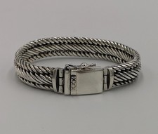 Panzerarmband 14mm Silber