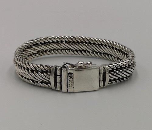 Panzerarmband 14mm silber - panzerarmband,