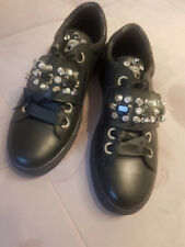 MIMMU Totenkopf Halbschuhe schwarz Gr. 41