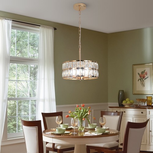 Minimal kristall chandelier - chandelier, g9