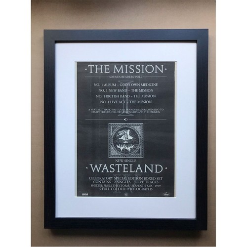 Mission wasteland - wasteland, (framed)