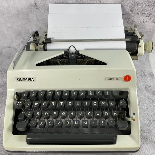 Olympia monica schreibmaschine - monica,