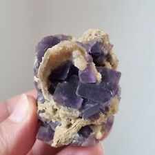 💎Video🌈Top Violette Fluorit Kristalle Berbes Asturien Spanien