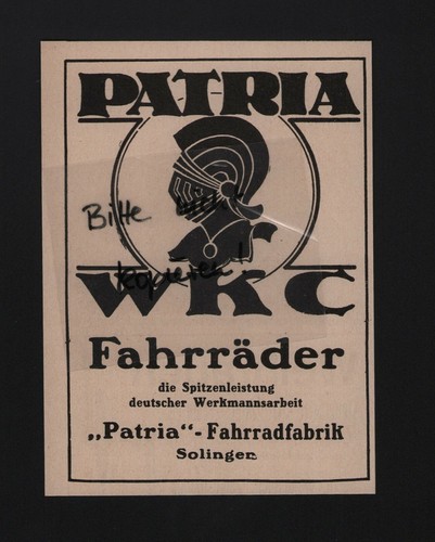 Solingen werbung 1934 - solingen,,