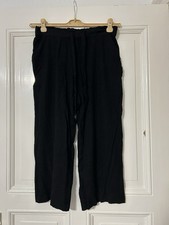 Weite Schwarze Hose Damen Gr. 42 Von H&M
