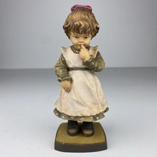 Holz Figur Skulptur Mädchen