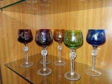 6x Weingläser Bleikristall