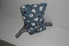 Handmade-selbstgeähter  Kinder-Rucksack  in grau mit Schafe