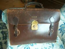 Antike englische Aktentasche aus den 30er 40er Jahren Ledertasche Vintage