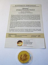 Medaille  25 Jahre Deutsche