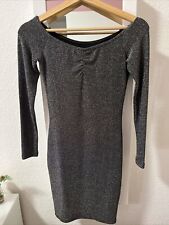 Sexy Silber Kleid 36