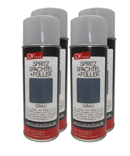 Spritzspachtel und füller - 4x,