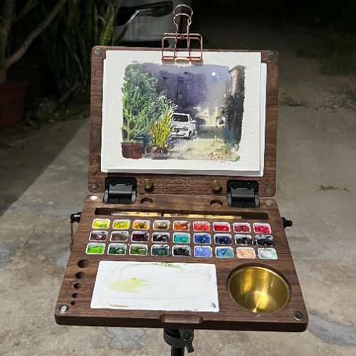 Aquarellpalette faltbare