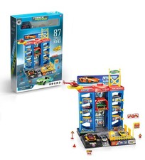 Parkhaus Parktower 5 Ebenen mit Aufzug Parkgarage Kinder Spielzeug Spielset