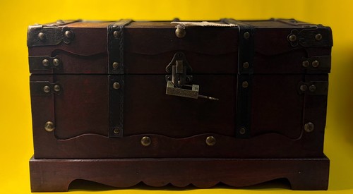 Hmf schatzkiste aus - aus, holz