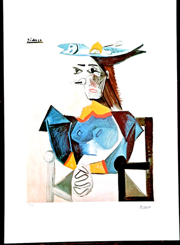 Pablo picasso lady - -, with
