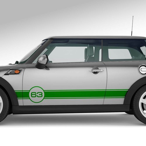 Seitenstreifen auto aufkleber - seitenstreifen,