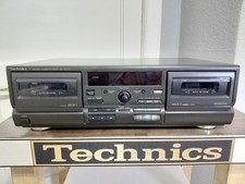Technics RS-TR 373 Doppel-Kassettendeck gereinigt/getestet - Deck 2 defekt!