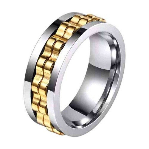 Edelstahl herrenring drehbar - herrenring,