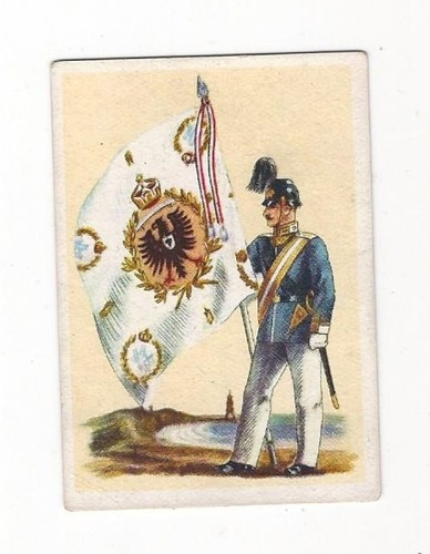 660 sammelbild soldat fahne - soldat,