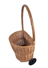 Einkaufswagen aus Weide Klein