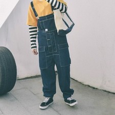 Herren Overall Hose Hose Denim