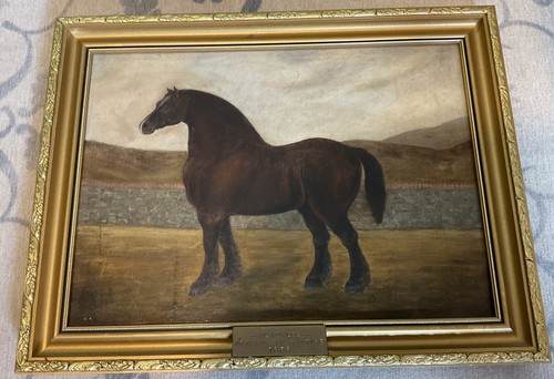 Vintage ölgemälde bord - vintage, an