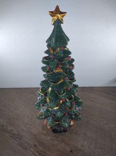 Deko Christbaum Höhe ca. 25cm Weihnachten Glitzer  Weihnachtsbaum Keramik