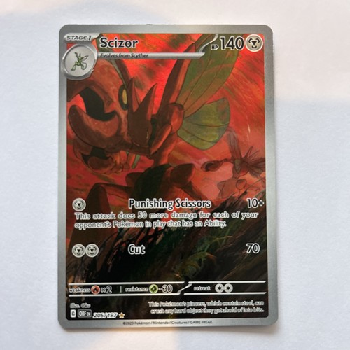 Scizor 205 197 obsidian - scizor, 205/197