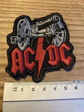 AC/DC Patch Biker Kutte Weste Aufnäher Rocker Bobber