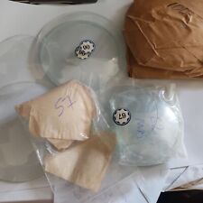 Glas Glass gewobte Tischuhr- wecker- wanduhr - kaminuhr.  watch crystal