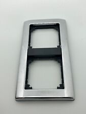 Merten System M-Star 2-fach Schalter Rahmen Blank Chrom Silber Schwarz 4872