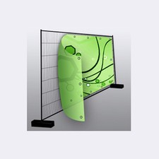 Bauzaun Werbe Banner