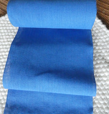 Leinen Stickband - RICO Design - 20 cm breit - kornblumenblau - 