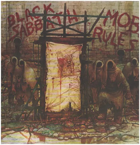 Black sabbath mob rules red - black,