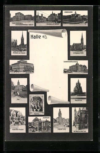 Halle saale halloren - ak,