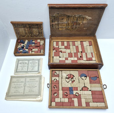 Richter Architektur Steinbausteine Sets in Holzkisten mit Heften