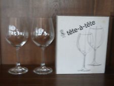 2 Wassergläser tete-a tete