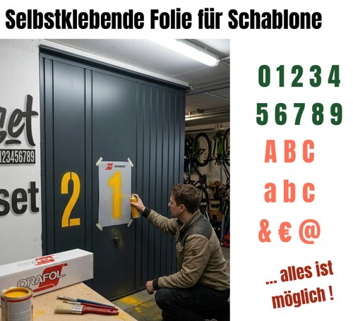 Schablone einzelner buchstabe - schablone,