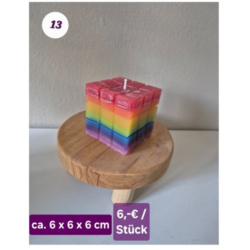 Würfelkerze kerzen - würfelkerze,